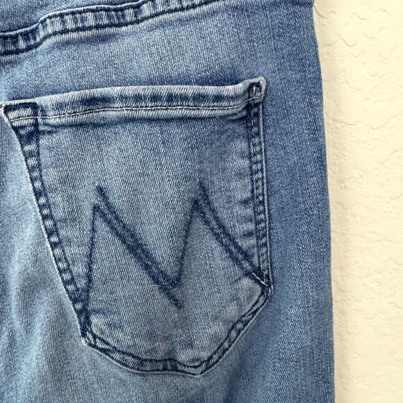 Mother Womens The Mid Rise Dazzler Ankle Jean Size 26 Denim We The Animal Blue - Picture 5 of 10